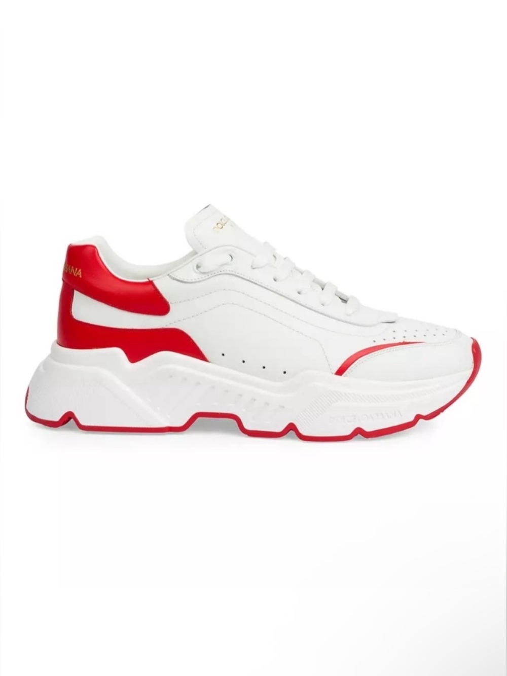 Dolce & Gabbana Daymaster lace-up white and red sneakers sz.41 (8)